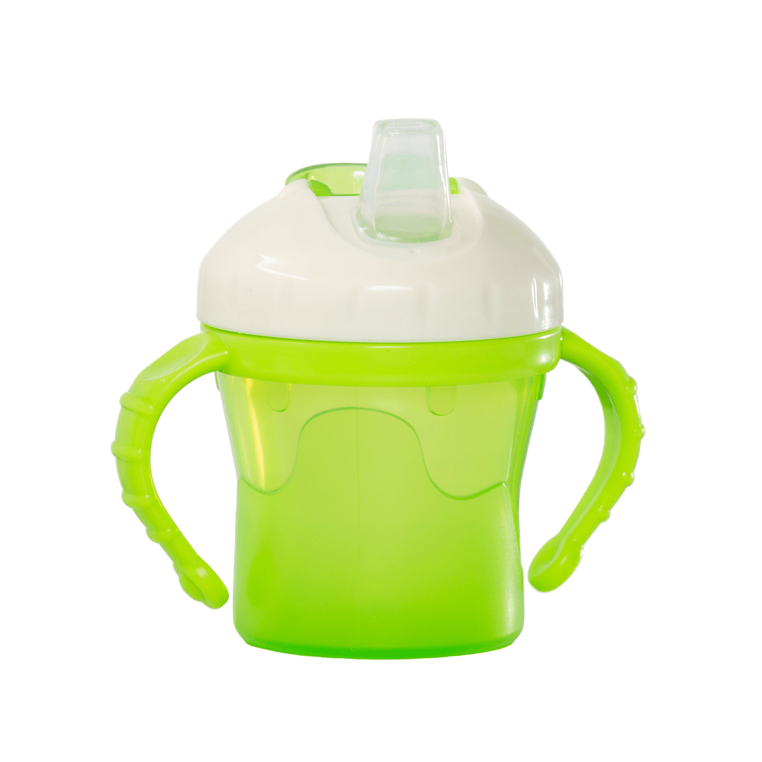 The One Cup with spout and handles. Green.