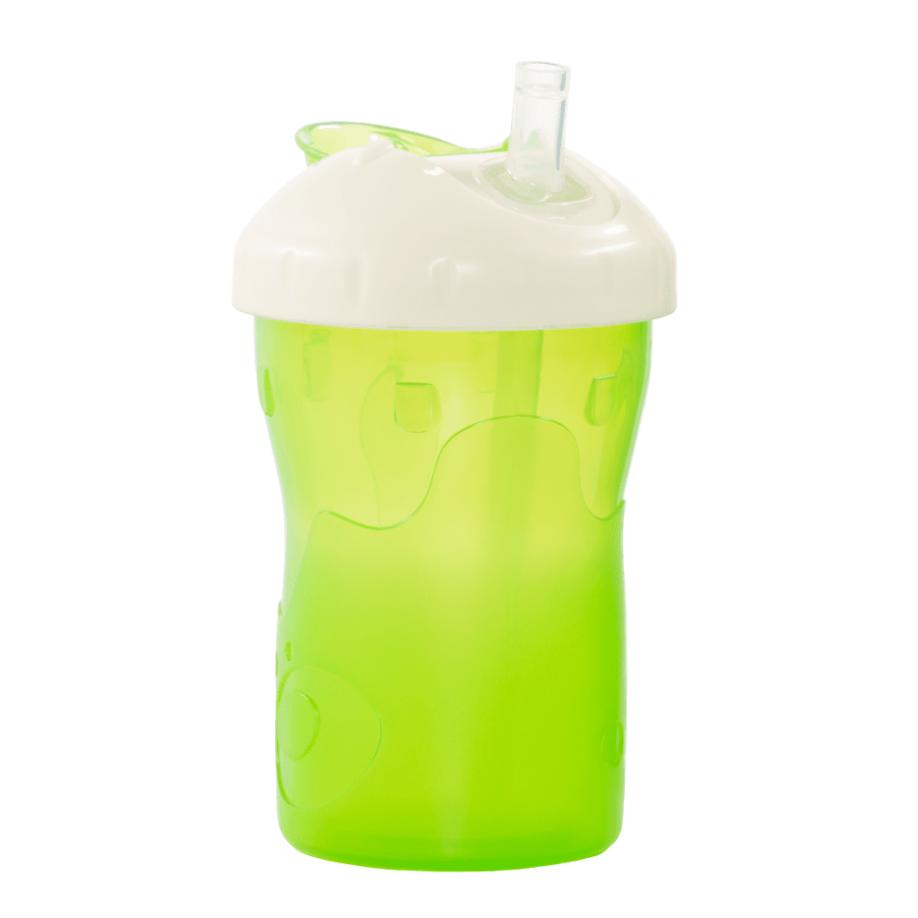 The Two Cup Set. Large cup with straw. Green.